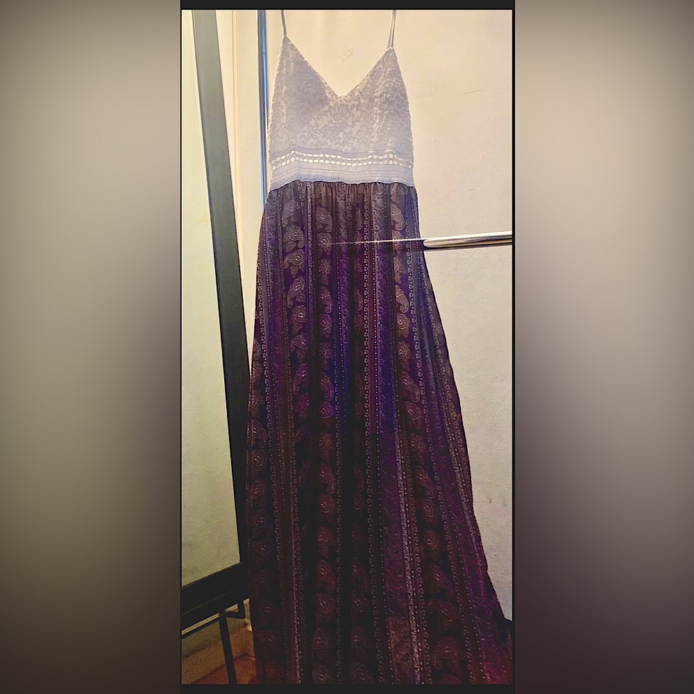 Bohemian Vine & Valley Maxi Dress in XL